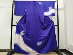 平和屋着物■訪問着　総刺繍　銀駒刺繍　文箱牡丹花文　暈し染め　金彩　正絹　逸品　CAAR2937yc