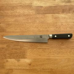 【口金付き】土井勝考案 V金10号仕様 刃渡り12cm  ペティナイフ果物ナイフ 口金付き】土井勝考案 家庭料理包丁 V金10号仕様 刃渡り12cm