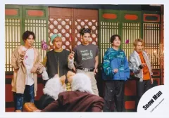 【中古】生写真(ジャニーズ) Snow Man/集合(5人)/横型・膝上/シングル「Dangerholic」MV＆ジャケ写オフショット/公式生写真