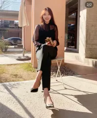 グアンユー オーガンザ ブラウス