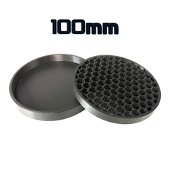 受け皿　1個　黒 【シンプル】【100mm】 / 3Dプリンター受け皿 円形