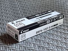 パイロットボールペン替芯  0.5mm極細 黒  BRFN-10EF-B  10本