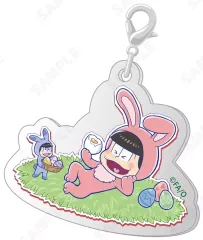 【中古】キーホルダー おそ松 「パズ松さん イースターシリーズ トレーディングアクリルチャーム」