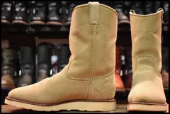 チペワ　CHIPPEWA スエード　ペコスブーツ　ベージュ CHIPPEWA - チペワ／CHIPPEWA エンジニアブーツ シューズ 靴