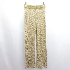 ◇ Θ BEAMS HEART ビームス ハート ウエストゴム 総柄 イージーパンツ サイズ表記なし カーキ系 レディース E  【1503310005110】