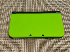 本体のみ New3DSLL ライム×ブラック E