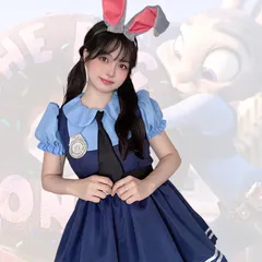 コスプレ 衣装 ロングドレス 新作ズートピア ジュディ・ニック コスプレ  HW11