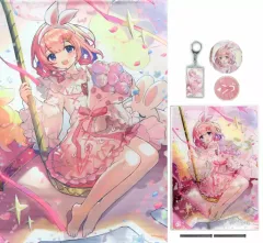 周央サンゴ　誕生日　アクリルパネル　タペストリー　全力　お祝い　手紙　ブロマイド 周央サンゴ 誕生日 アクリルパネル タペストリー 全力 お祝い