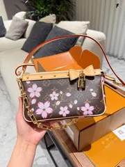 【今日特価】LV サクラピンク マージャンバッグ 2025 New Model