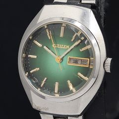CITIZEN カスタムV2 21石 自動巻き5面カットガラス 動作品 ！。 - メルカリ