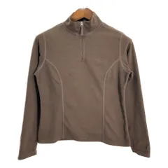 THE NORTH FACE ノースフェイス ハーフジップ フリースジャケット アウトドア ブラウン (レディース M) 中古 古着 R0480