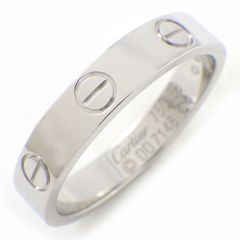 カルティエ Cartier リング ラブ スモールモデル SM B4085153 K18WG 13号 / #53 【中古】