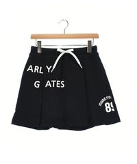 【送料0円！】パーリーゲイツ｜レディース｜Ｓサイズ｜スカート｜ブラック｜中古ゴルフ用品