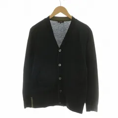 ポールスミスコレクション PAUL SMITH COLLECTION カーディガン 薄手 長袖 Vネック M ブラック PC-GT-59760 /NQ ■GY14のサムネイル