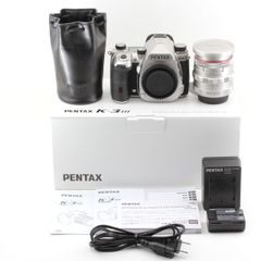 【ショット数 1,404枚】ペンタックス PENTAX K-3 Mark III 20-40mm Limited DC WR レンズキット シルバー