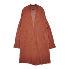 Amina チャイハネ ロング コットン 羽織 カーディガン ブラウン レディース アミナ【中古】5-0728M△のサムネイル