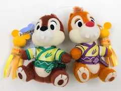 ♪)  チップ ＆ デール ぬいぐるみ バッジ セット ディズニー七夕デイズ 2018 東京ディズニーリゾート 限定 マスコット