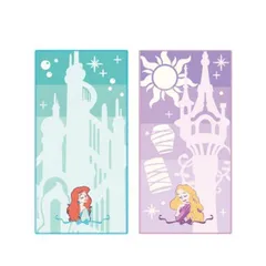 丸眞 ハーフハンカチ ポケットタオル 2枚組 ディズニープリンセス シャイニーキャッスル ハンカチ 入園入学グッズ 入園入学準備 保育園 幼稚園 小学校 女の子 キャラクター 2065040900