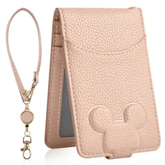 [Shirizu] 定期入れ パスケース 立体 動物 二つ折り レディースリール付き カードケース 小銭入れ コインケース 社員証 IDケース 人気 カードポケット×5 IDカードホルダー伸縮リールキーケース 可愛い 大学生 高校生 子供 通勤 通学 おしゃれ