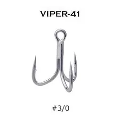 BKK フック ビーケーケー バイパー41 #3/0 4589596142210 トレブルフック BKK HOOK VIPER41 トリプルフック フィッシング ルアー 替フックのサムネイル