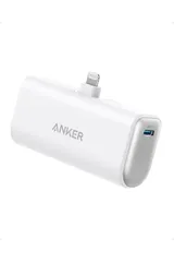 Anker Nano Power Bank (12W, Built-In Lightning Connector) (モバイルバッテリー 5000mAh 小型コンパクト)【MFi認証済/PowerIQ搭載/ライトニング端子一体型】 iPhone 16 / 15