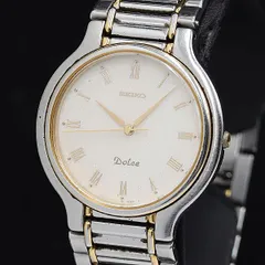 超美品！セイコー DOLCEドルチェ 7741-5080スクエア 紳士用腕時計 Yahoo!オークション -「5080」(ドルチェ) (セイコー)の落札相場