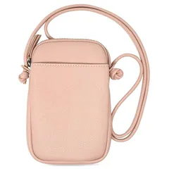 【新品】 [REOLF] スマホショルダー スマホポーチ レディース ショルダーバッグ スマホポシェット 携帯ポーチ 携帯ショルダー 斜めがけ 縦型 シンプル (ピンク) 1