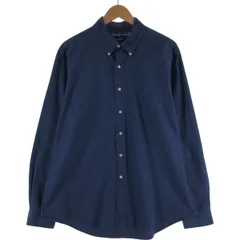 古着 ラルフローレン Ralph Lauren CUSTOM FIT 長袖 ボタンダウンシャツ メンズXL相当/eaa541795