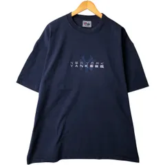 古着 90年代 MAJESTIC MLB NEW YORK YANKEES ニューヨークヤンキース スポーツプリントTシャツ メンズXL相当 ヴィンテージ/eaa589442