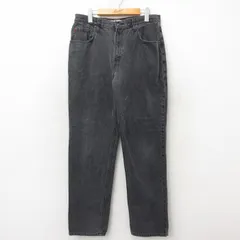 W33/古着 ビューグルボーイ ジーンズ メンズ コットン 黒 ブラック デニム 25jun16 中古 ボトムス ジーパン Gパン ロング パンツ