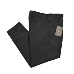 BERWICH ベルウィッチ / CHIAIA-GD ストレッチコットン ワンタックヘリンボーンパンツ 製品染め 春夏秋 ブラック 424676