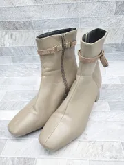 ■ Couture Brooch クチュールブローチ ショート ブーツ サイズM ベージュ レディース P  【1405230006706】