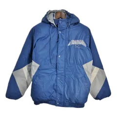 00年代 STARTER スターター NFL ダラス・カウボーイズ スタジアムジャケット プロチーム アメフト ブルー (メンズ L) 中古 古着 R8572のサムネイル