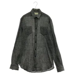 SAINT LAURENT PARIS (サンローランパリ) Wool Shirts 長袖 ウール シャツ 469667 Y159T グレーのサムネイル