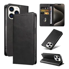 QUEASON 互換品 スマホケース【iPhone 15Pro 用 ケース 手帳型】iphone15pro 用 ケース 手帳型 携帯ケース アイフォン15pro 用 ケース スタンド機能 iphone15プロ 用 ケース 手帳型 アイホン15pro 用 ケ 1