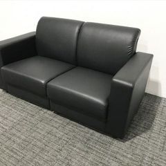 応接用ソファ 2人用 アスプルンド ビンデンソファ ブラック