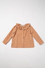 tinycottons/solid frilled collar blouse ブラウス シャツ　子供服110 キッズ 女の子