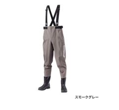 シマノ☆FF-051T ハイパーウェーダー(ウエストハイ・カットフェルトソール) (スモークグレー)M/L/LL