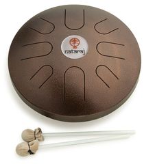 サウンドキング ヒーリング楽器 瞑想  スティール・タング・ドラム 12インチ(約30cm) AC(アンティークコパー) D-インテグラル 8音 8トーン タングドラム ヒーリング楽器