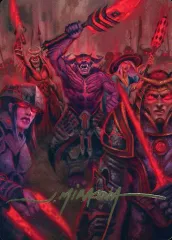 【中古】アニメ系トレカ 67/81[レア]：暴動(アーティスト金箔押しサイン入り)