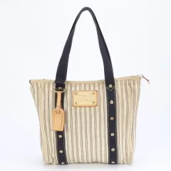 ルイヴィトン アンティグア カバ MM M40132 レザー トート バッグ 肩掛け ショルダー ハンド レディース MME BX15-3【中古】