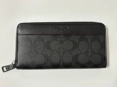 ⭐️新品未使用品✨COACH ブラック ロゴパターン 長財布 COACH コーチ 財布 レディース 長財布 ラウンドファスナー