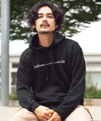 新品 未使用 JIGGYS SHOP(ジギーズショップ)裏毛プリントパーカー 213161 Cブラック