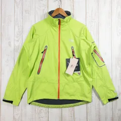 【Men's L グリーン系】 Polewards ( ポールワーズ ) アルパインピークス ソフトシェル ジャケット YGRN ナイロン ウェア トップス アウター ジャケット フリース z00051311 YGRN フリース アウター ジ