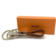 ◆BALLY◆バリー キーリング レザー ブラウン