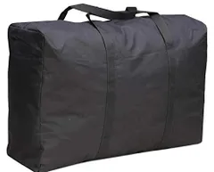 【新着商品】大容量 75×45×25cm スタイリスト スポーツ 大きなバッグ 旅行 サバゲー BBQ トートバッグ 布団 コインランドリー ボストンバッグ 折りたたみ 帰省 海外 (アウプル) 国内(黒 ブラック)