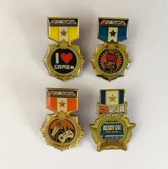 【まとめ売り】 闘会議 ピンバッジ 4点セット