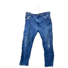 Wrangler デニムパンツ W38 ラングラー ビッグサイズ コットン ブルー 古着卸 アメリカ仕入 2501-219
