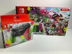 Nintendo Switch - Nintendo Switch スプラトゥーン2 セット　中古　本体　プロコン 任天堂 ニンテンドー スイッチ Nintendo Switch 本体 中古