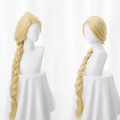 ラプンツェル ウィッグ コスプレ プリンセス 付け毛 金髪 ロング かつら ハロウイン　仮装舞台演出服 仮面 衣装 子供用 余興 お盆 学園祭舞台CYB993大人気